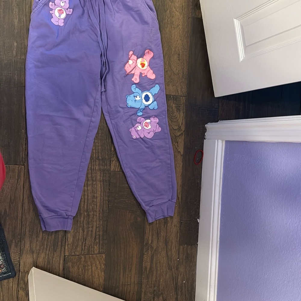 Care Bears Purple Sweatpants Cozy Joggers